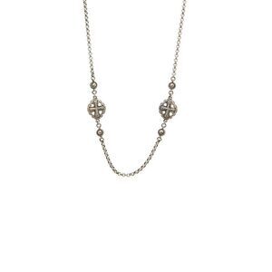 Konstantino Aspasia Silver & 18K Toggle Necklace
